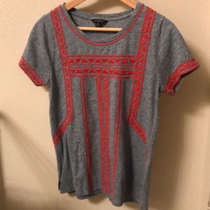 Lucky Brand Embroidered Wmns Tee